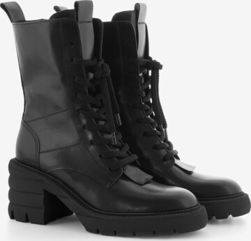 Kennel & Schmenger Lace-Up Ankle Boots 'Bump' in Black