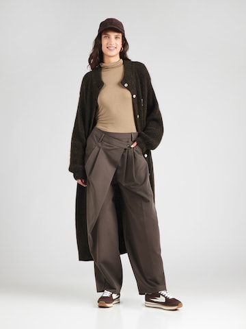 AMERICAN VINTAGE Pletena jopa 'EAST' | zelena barva