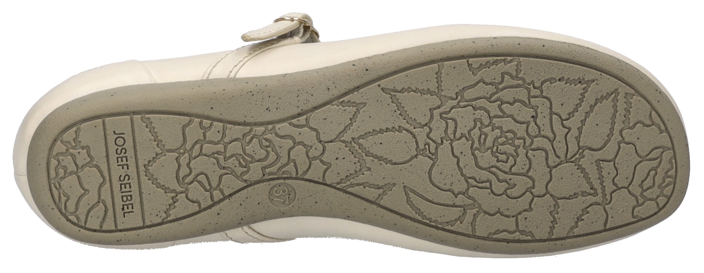 JOSEF SEIBEL Ballet Flats with Strap in Beige