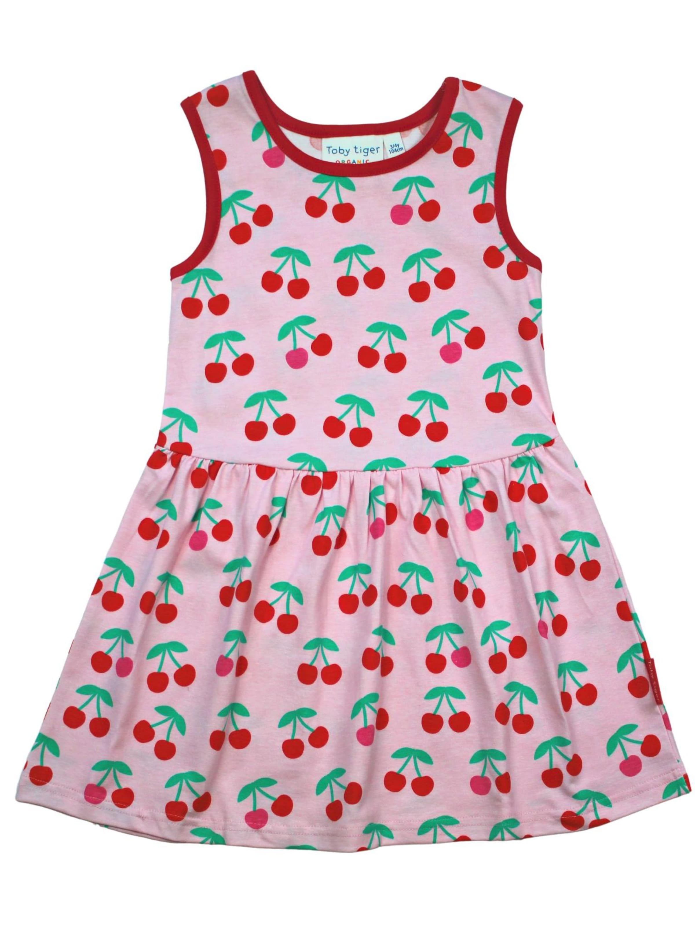 Toby Tiger Kleid‌‌‌‌‌ in Pink: Vorderseite