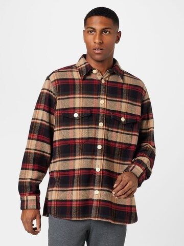 AllSaints - Regular Fit Camisa 'BRATTLE' em bege: frente