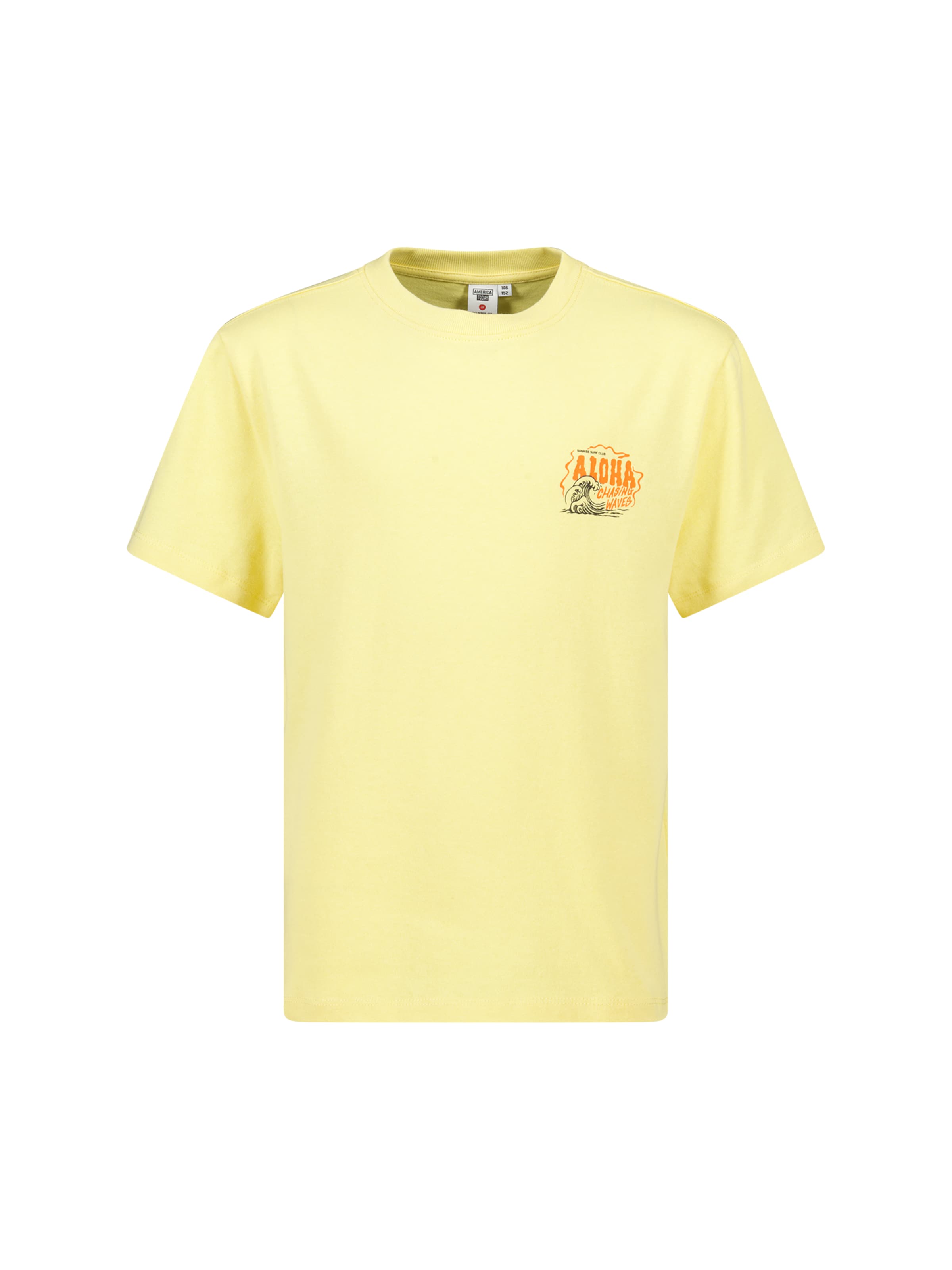 T-Shirt America Today en jaune : devant