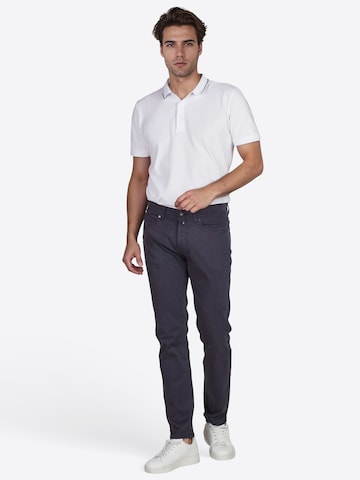 Coupe slim Jean 'Lyon' PIERRE CARDIN en bleu