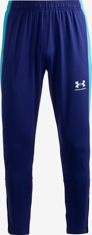 UNDER ARMOUR Workout Pants in Blue: front