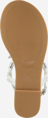 BUFFALO T-Bar Sandals 'Capri' in White