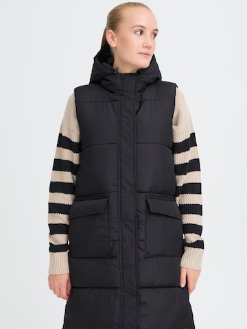 Gilet ' OXMINNA LONG ' di Oxmo in nero