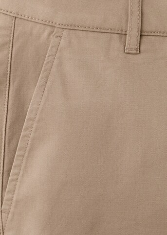 MANGO TEEN Regular Pants 'Bermudas' in Beige