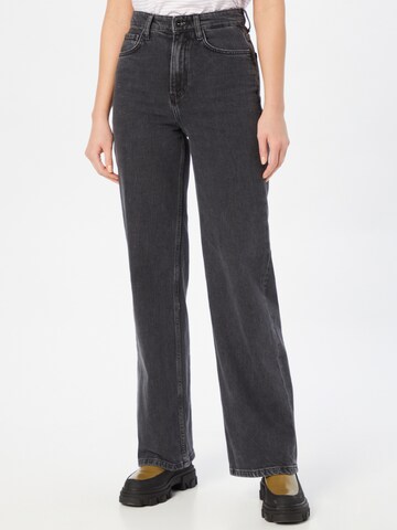 JDY Wide Leg Jeans 'KAJA' i svart: forside