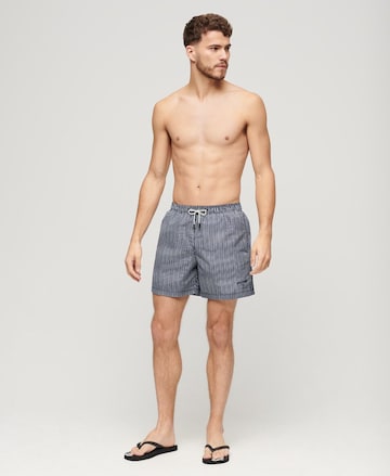 Superdry Zwemshorts in Blauw