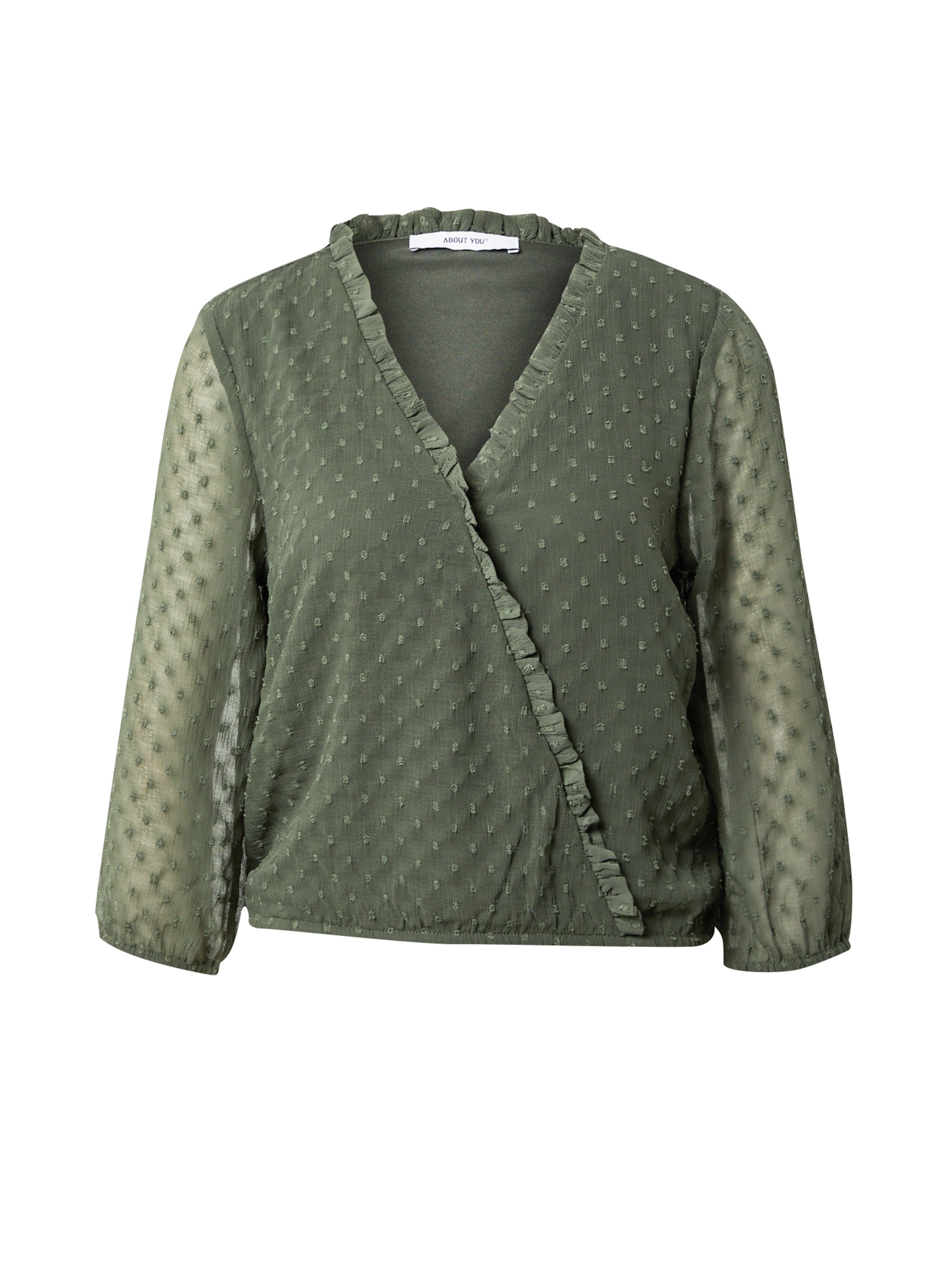 ABOUT YOU Bluse 'Joeline' i grøn: forside