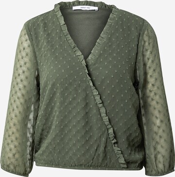 ABOUT YOU Blouse 'Joeline' in Green: front