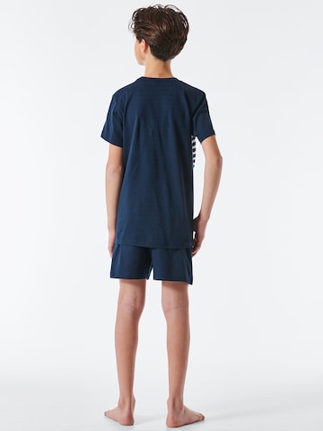 SCHIESSER - Pijama 'Natural Rhythm' em azul