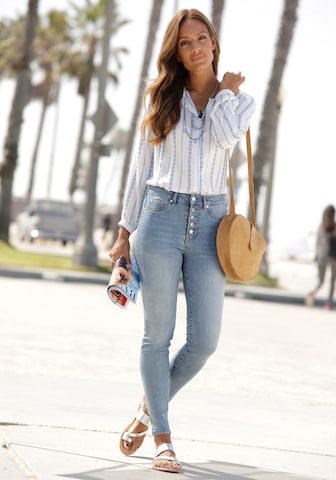 Skinny Jeans di BUFFALO in blu: frontale