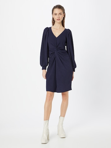 Closet London Cocktail Dress in Blue: front