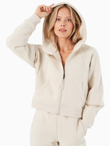 Organication Sweatjacke in Weiß