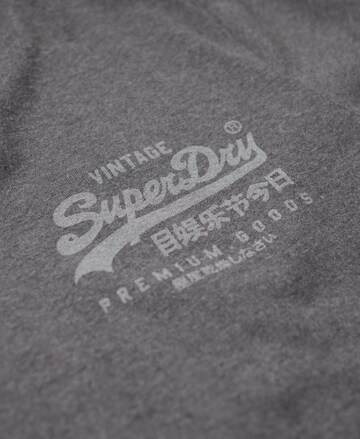 T-Shirt 'Heritage' Superdry en gris