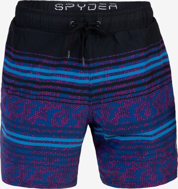 Spyder Sportbadehose in Schwarz: predná strana