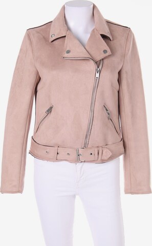 NEW LOOK Kunstlederjacke S in Pink: predná strana