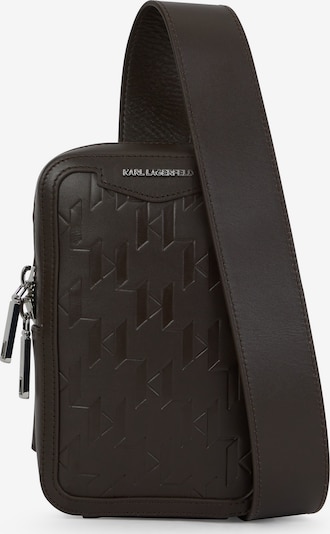 Karl Lagerfeld Olkalaukku värissä tummanruskea, Tuotenäkymä