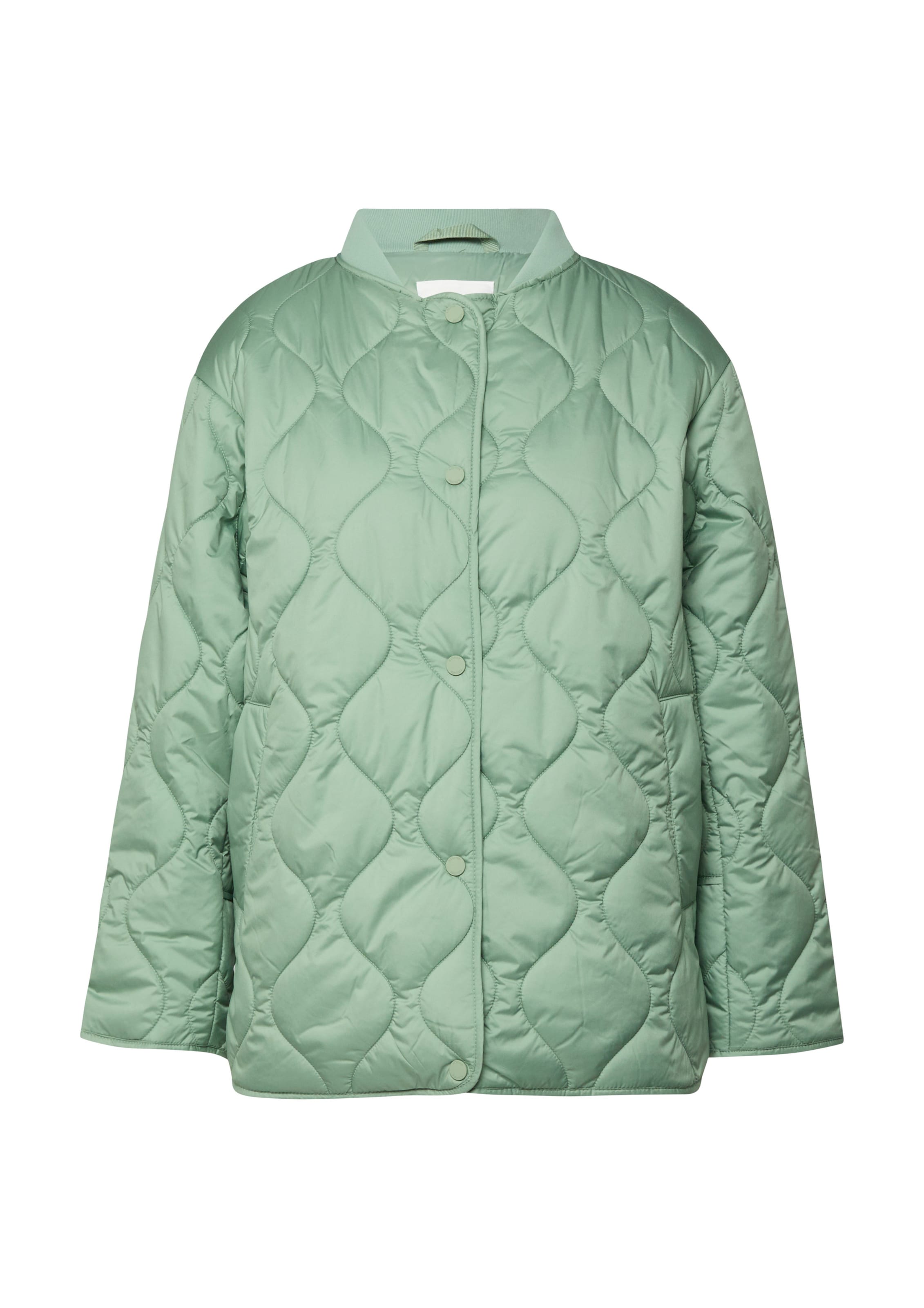 s.Oliver Φθινοπωρινό και ανοιξιάτικο μπουφάν σε πράσινο: μπροστά