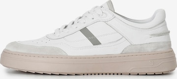 Sneaker bassa di CAFè NOIR in bianco: frontale