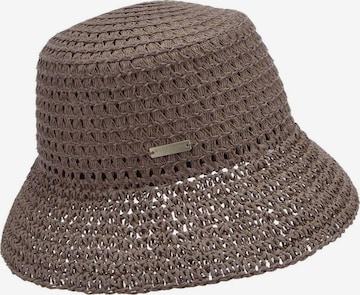 Seeberger Hat 'Hut' in Brown: front