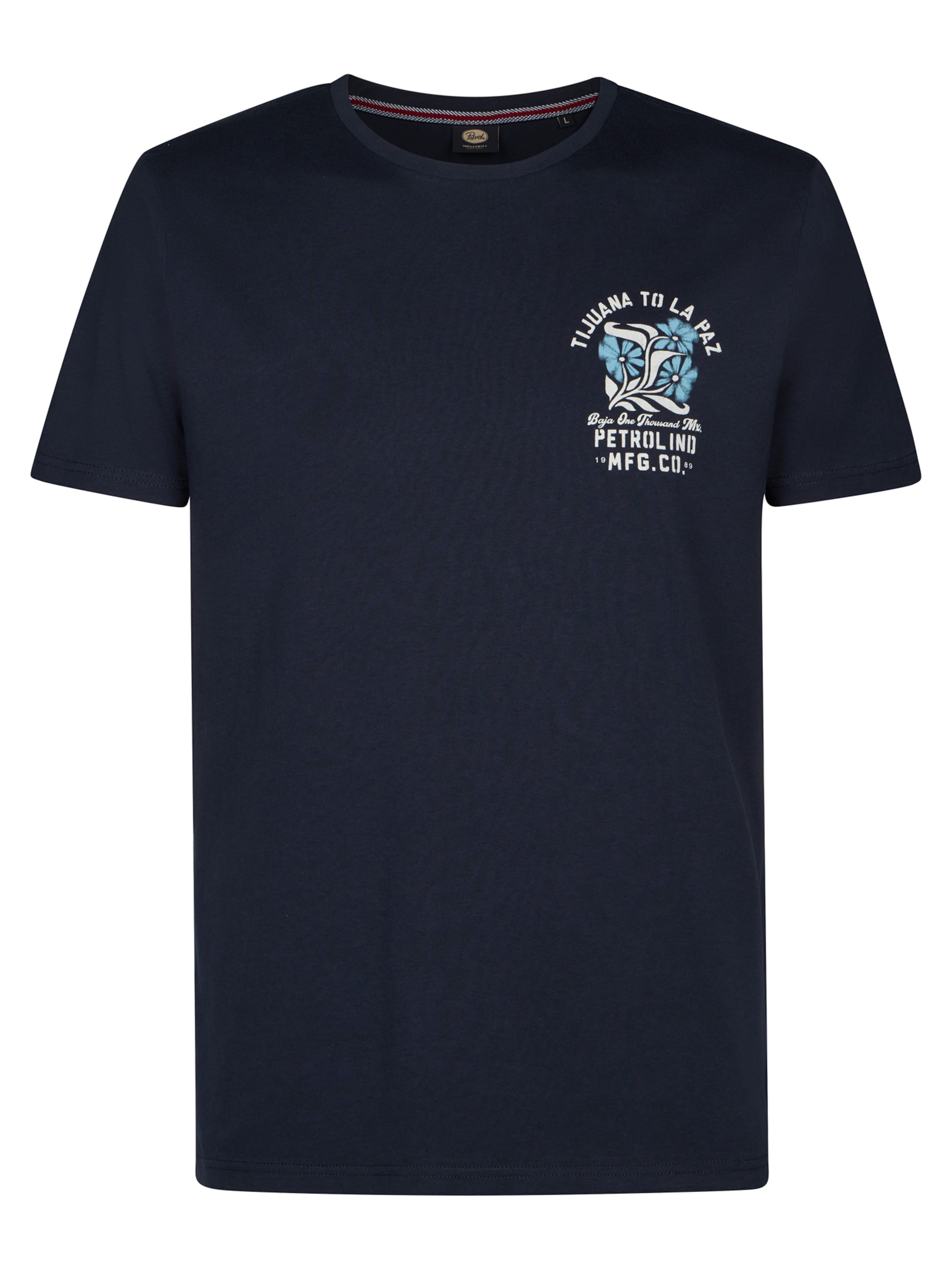 Petrol Industries Shirt 'Onix' in Blue: front