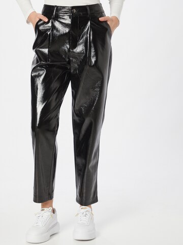 ONLY Regular Pleat-Front Pants 'BAILEY' in Black: front