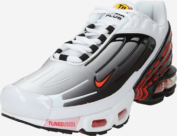 Nike Sportswear - Zapatillas deportivas bajas 'Air Max Plus 3' en blanco: frente