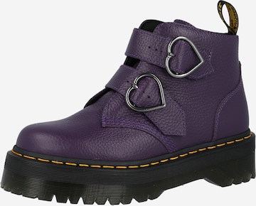 Stivaletto 'Devon' di Dr. Martens in lilla: frontale