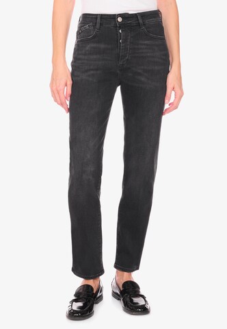 Le Temps Des Cerises Regular Jeans '400/17' in Schwarz: Vorderseite