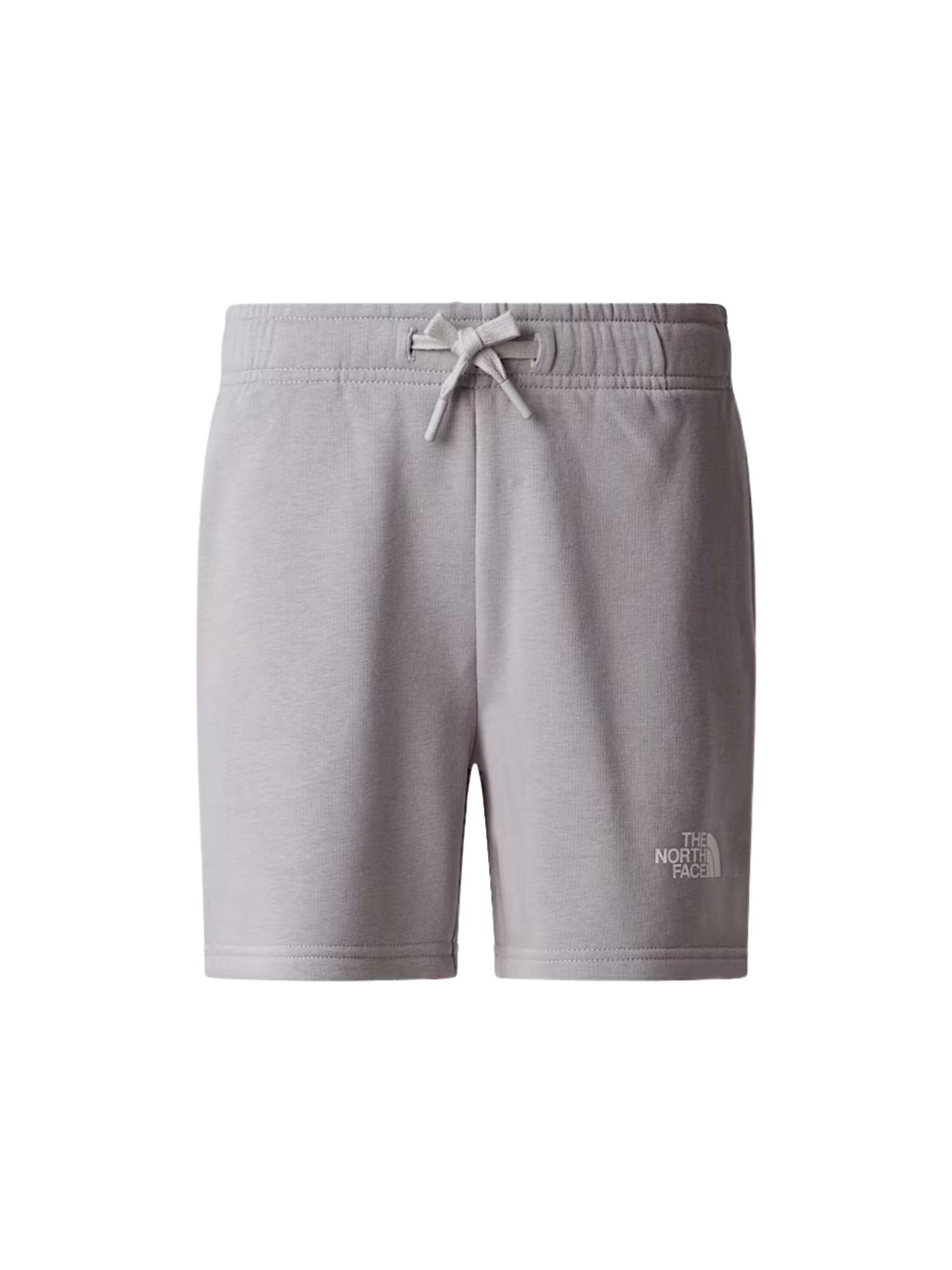 THE NORTH FACE Normalny krój Spodnie 'THE NORTH FACE kids TEEN SIMPLE DOME LT SHT PANTALOCINO' w kolorze szary: przód