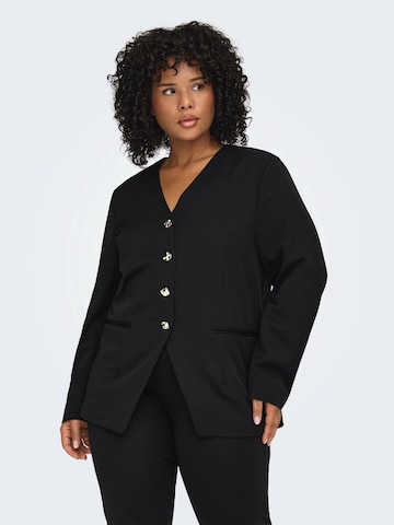 ONLY Carmakoma Blazer 'CARLAMINAS' in Schwarz: Vorderseite