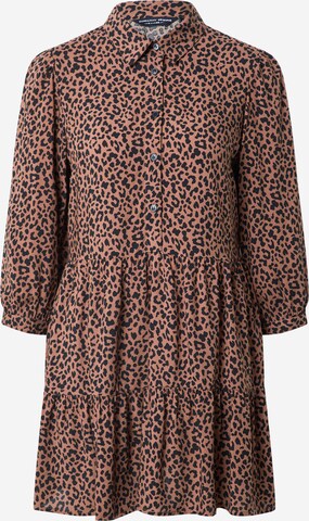 Robe-chemise Dorothy Perkins en marron : devant