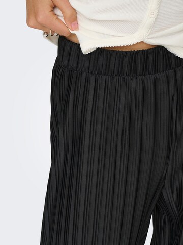 Wide Leg Pantalon 'ONLBISA' ONLY en noir