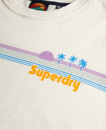 T-shirt Superdry en blanc