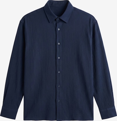 Kleidermafia Paita 'Regular Fit Cotton Shirt - Navy Blue' koossa S värissä laivastonsininen, Tuotenäkymä