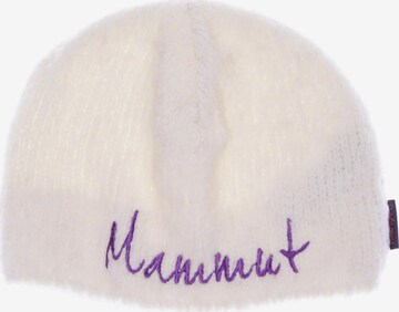 MAMMUT Hut oder Mütze One Size in Weiß: predná strana