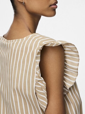 PIECES Top 'LILIA' in Braun
