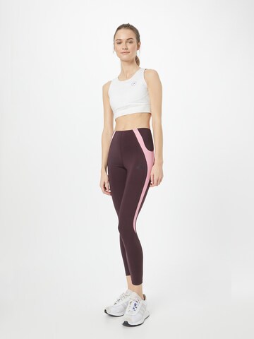 ADIDAS SPORTSWEAR Skinny Παντελόνι φόρμας 'Tlrd Hiit' σε κόκκινο