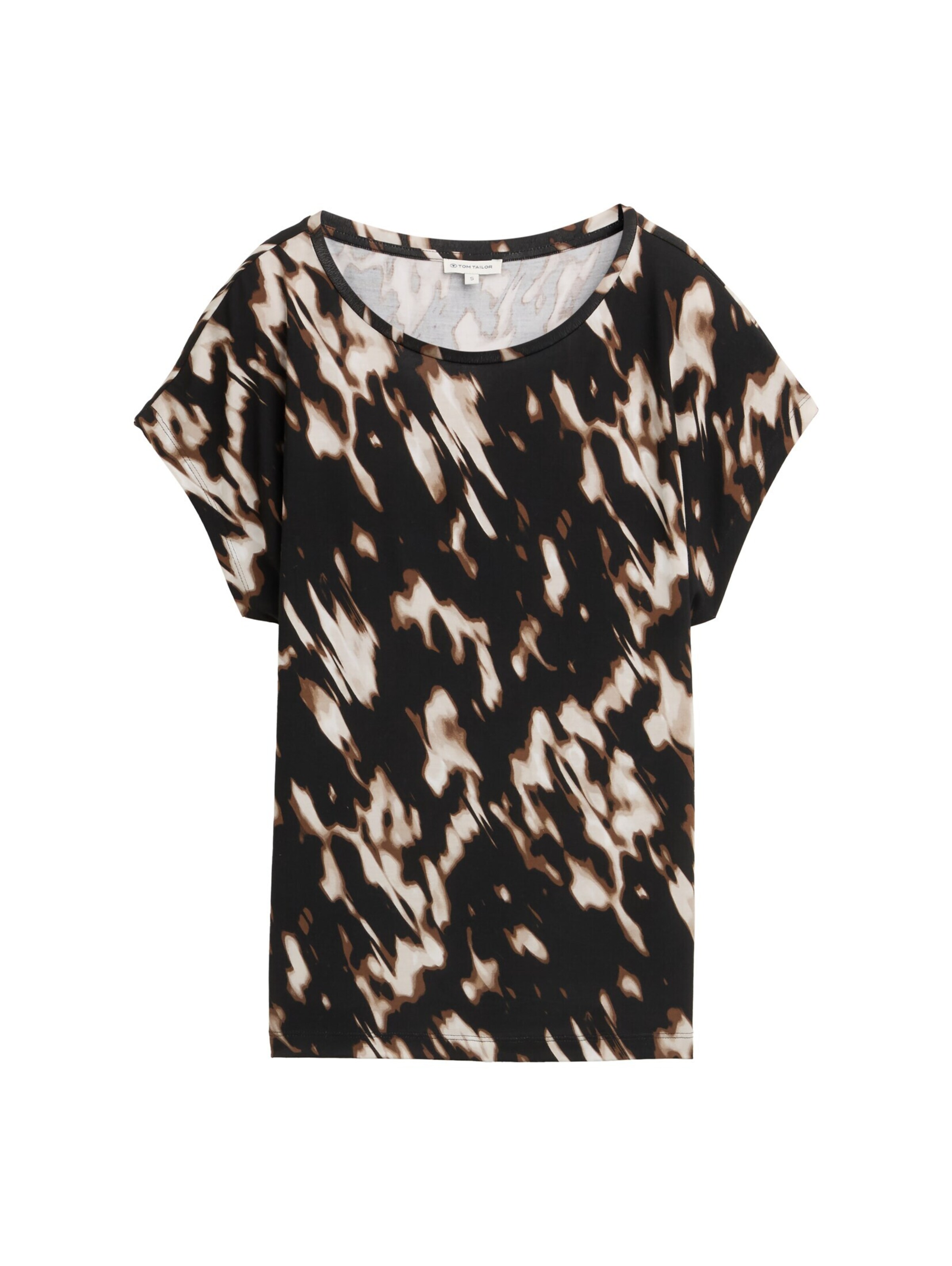 TOM TAILOR Shirt in Bruin: voorkant