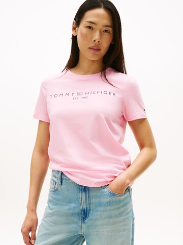TOMMY HILFIGER Μπλουζάκι σε ροζ: μπροστά