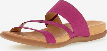 GABOR Mules in Pink: front