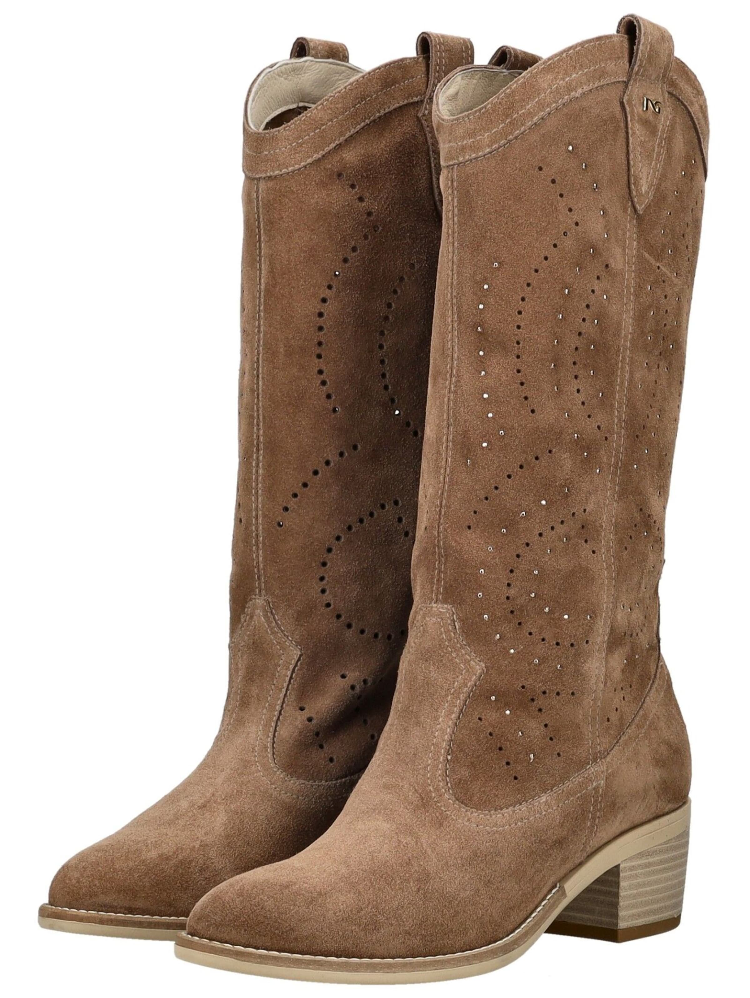 Stivale da cowboy di Nero Giardini in marrone