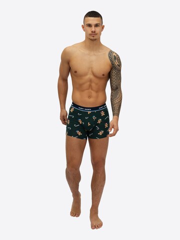 Boxers ' Jersey X-Mas ' Happy Shorts en bleu : devant