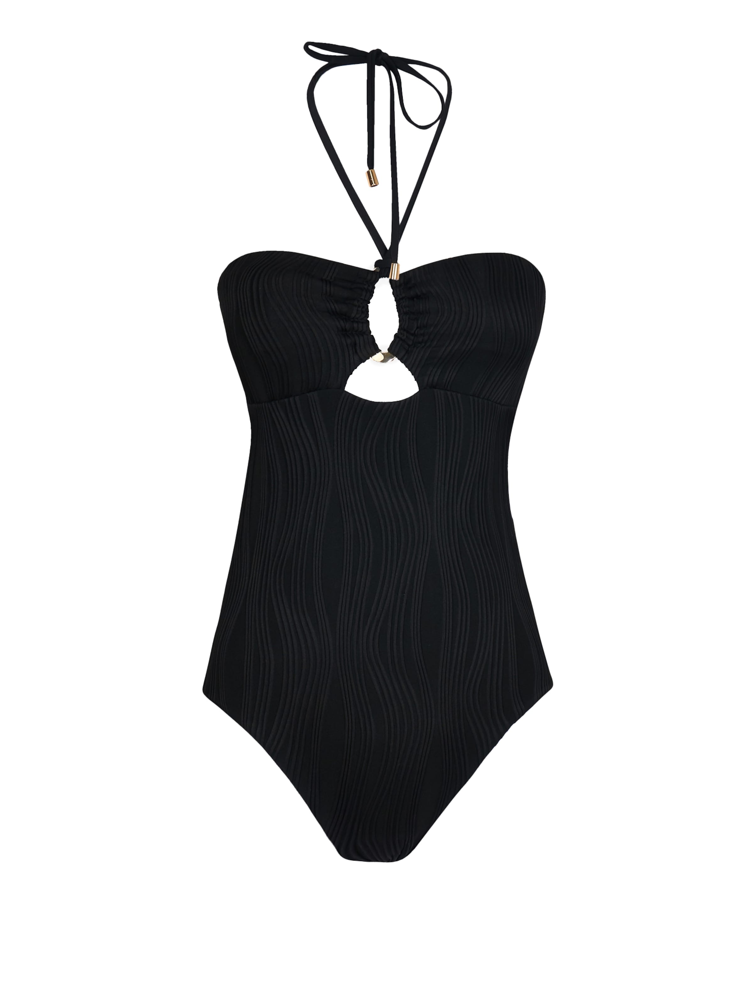 South Beach Badeanzug in schwarz, Produktansicht