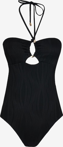 South Beach Bandeau Uimapuku värissä musta: etupuoli