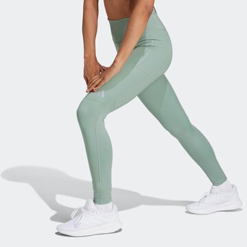 ADIDAS PERFORMANCE Skinny Sports trousers 'Ultimate' in Green