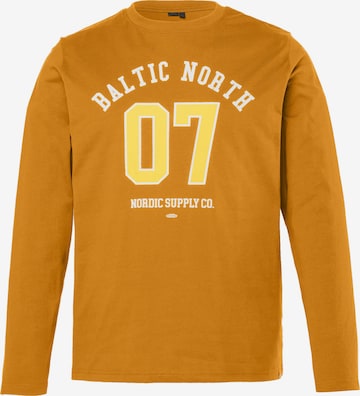 Men Plus Shirt in Beige: front