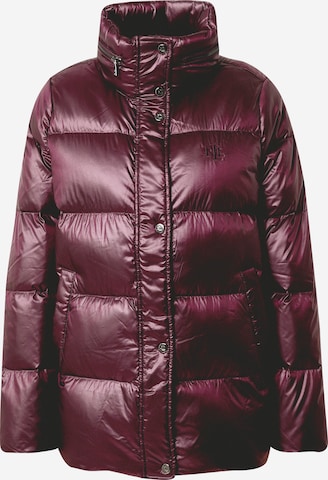 Lauren Ralph Lauren Winterjas in Rood: voorkant